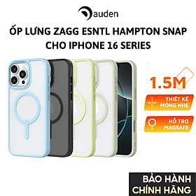 Ốp lưng ZAGG chống sốc bảo vệ dành cho iPhone 16/ 16 Plus/ 16 Pro/ 16 ProMax - Hàng chính hãng