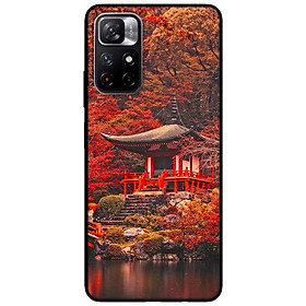 Ốp lưng dành cho Xiaomi Redmi Note 11 5G - Redmi Note 11T - Redmi Note 11S mẫu Nhà Chờ Cây Đỏ