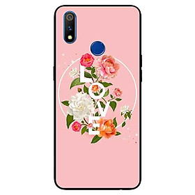 Ốp lưng in cho Realme 3 Pro Mẫu LOVE Hoa