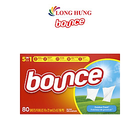 Giấy thơm quần áo Bounce Sheets (80 tờ) - Hàng chính hãng