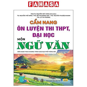 Sách - Câm Nang Ôn Luyện Thi THPT, Đại Học - Môn Ngữ Văn