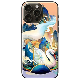 Ốp lưng dành cho Iphone 15 - Iphone 15 Plus - Iphone 15 Pro - Iphone 15 Pro Max - Thác Thiên Nga - Hàng Chính Hãng