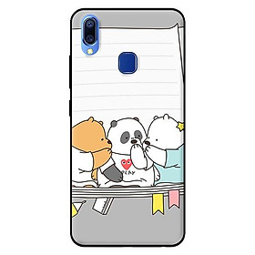 Ốp in cho Vivo Y91 3 Chú Gấu 3 - Hàng chính hãng