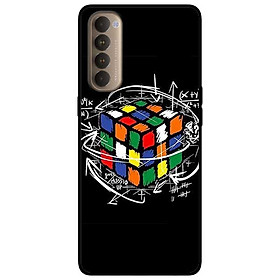 Ốp lưng dành cho Oppo Reno 4 Pro mẫu Rubik Toán Học