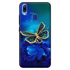 Ốp lưng in cho Vivo Y95 mẫu Bướm Xanh - Hàng chính hãng