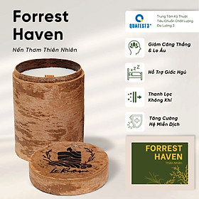 Nến Thơm Trị Liệu Le Rustique Thiên Nhiên (Forrest Haven) - Nến Thơm Cao Cấp - An Toàn Sức Khỏe