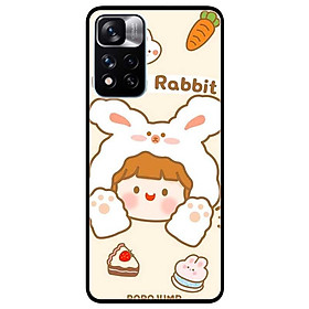 Ốp lưng dành cho Xiaomi Redmi Note 11 Pro ( Bản Nội Địa ) mẫu Búp Bê Thỏ Bánh