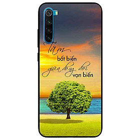Ốp lưng in cho Xiaomi Redmi Note 8 Mẫu Tâm Bất Biến