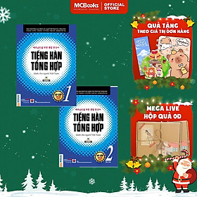 Sách - Tiếng Hàn Tổng Hợp Dành Cho Người Việt Nam Sơ Cấp 1 + 2 - Sách Bài Học - Bản Đen Trắng - MCBooks