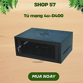 Tủ Mạng Treo Tường 4U D400 Famrack – Hàng Chính Hãng, Tủ Rack 19", Đựng Thiết Bị Camera, Mạng LAN