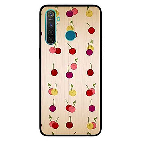 Ốp Lưng in cho Realme 5 Mẫu Anh Đào - Hàng Chính Hãng