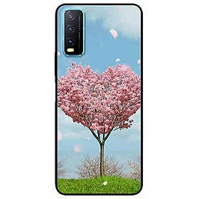 Ốp lưng dành cho Vivo Y20 - Y20s - Y12s mẫu Cây Đào Tim