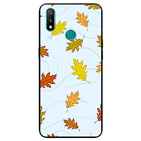Ốp Lưng in cho Realme 3 Pro Mẫu Lá Mùa Thu - Hàng Chính Hãng