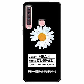 Ốp lưng in cho Samsung A9 2018 Mẫu Cúc To Có Nhãn