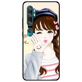Ốp lưng dành cho Xiaomi Mi Note 10 Pro mẫu Hello Em Gái