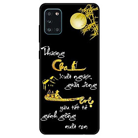 Ốp lưng dành cho Samsung Galaxy A12 - A21s - A31 - mẫu Thư Pháp Cha Mẹ Trăng Vàng