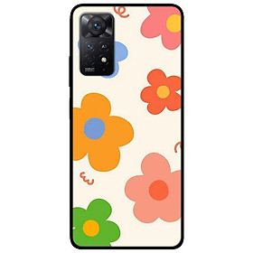 Ốp lưng dành cho Xiaomi Redmi Note 11 Pro 5G mẫu Hoa Màu Sắc Vàng