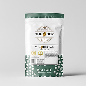 Cà Phê Rang Xay Thunder No.5 Gu Việt Pha Phin/Pha Máy – 1864 CAFÉ trọng lượng tịnh 220g