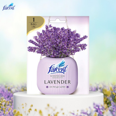 THÙNG 72 Túi thơm tủ quần áo khử mùi, chống ẩm Farcent (Hương Ban Mai/Hoa Hồng /Hoa Oải Hương) 10g