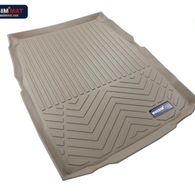 Thảm lót cốp xe ô tô BMW 5 seri 2011-2016 nhãn hiệu Macsim chất liệu TPV cao cấp màu đen