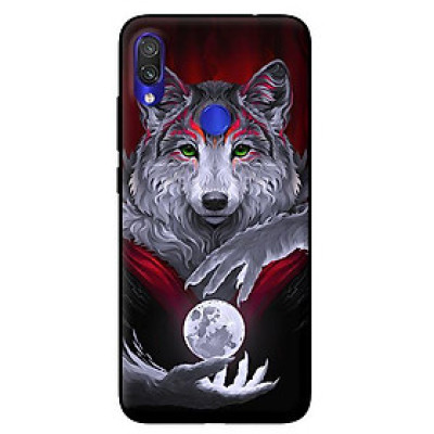 Ốp lưng in cho Xiaomi Redmi Note 7 mẫu Soi Mặt Trăng - Hàng chính hãng