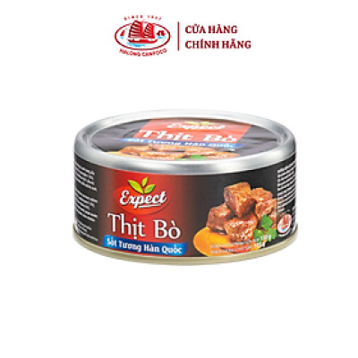 Bò sốt tương Hàn Quốc Expect - 150g - Đồ Hộp Hạ Long (DATE 1/2026)