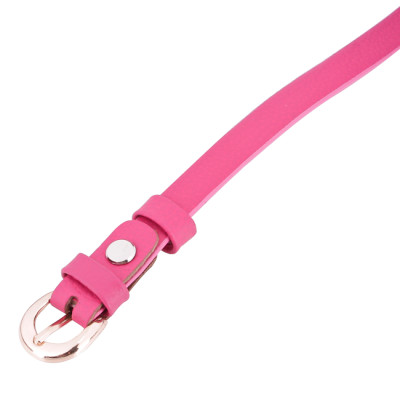 Bộ Ví nữ và Thắt lưng nữ Huy Hoàng da bò màu hồng HC3128-5132