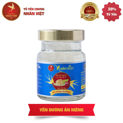 Lốc 6 Hũ Yến Sào Chưng Đường Kiêng Nhân Việt 30% Yến 70ml/Hũ