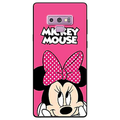Ốp lưng in cho Samsung Note 9 Mẫu Chuột Nơ Chấm Bi