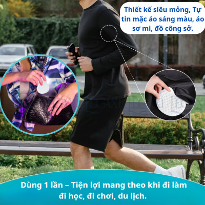 Miếng Dán, Lót Thấm Hút Mồ Hôi Nách Siêu Thấm, Dán Chống Thấm Mồ Hôi, Khử Mùi Hiệu Quả Cho Nam Và Nữ