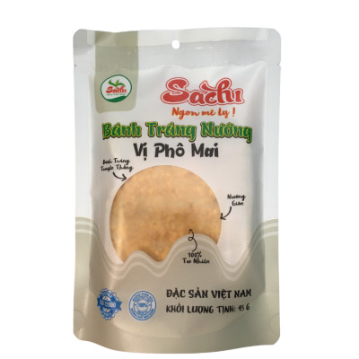 Combo 5 Bì Bánh Tráng Nướng Tẩm Vị Sachi 45gam