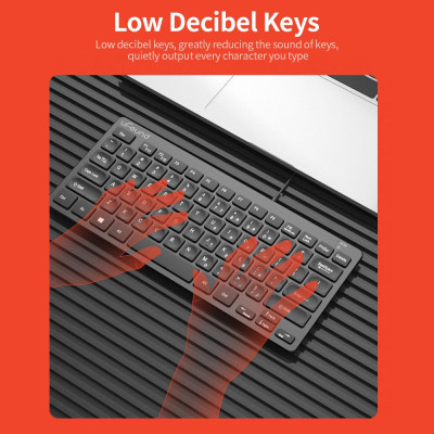 Bàn phím uFound U-71 dành cho văn phòng doanh nghiệp có dây 78 phím USB
