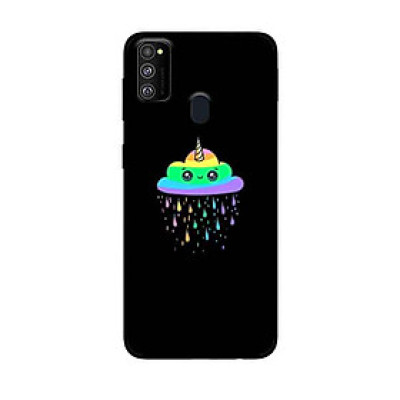 Ốp Lưng in cho Samsung Galaxy M30s Mẫu Mây Kỳ Lân - Hàng Chính Hãng