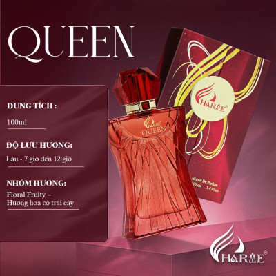 Nước Hoa Nữ CHARME QUEEN 100ml Lưu Hương Lâu Phong Cách Quyến Rũ, Gợi Cảm Chính Hãng - BẢN 2024