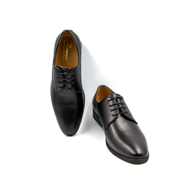 Giày tây nam Oxford Tomoyo đen bóng TMN92101
