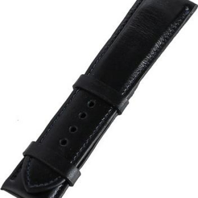 Dây đồng hồ nam nữ Huy Hoàng da bò size lớn màu đen HT8129