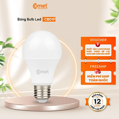 Bóng đèn Led Bulb Comet CB01F0126 công suất 12W ánh sáng trắng