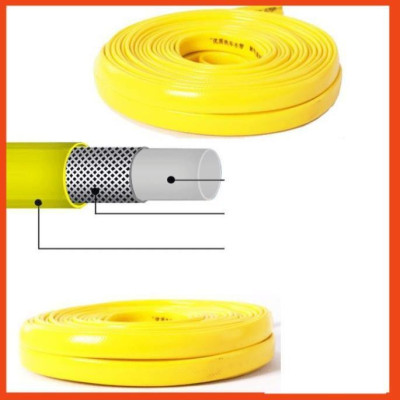 Bộ dây vòi xịt nước rửa xe,tưới cây tăng áp 3 lần 20M( nối nhựa xanh) 206317