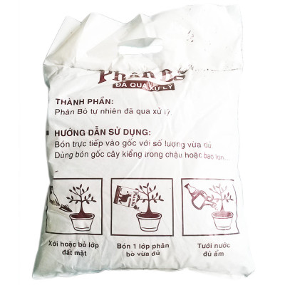 Phân bò đã qua xử lý Tribat 10dm3 ( 1 túi khoảng 3kg)