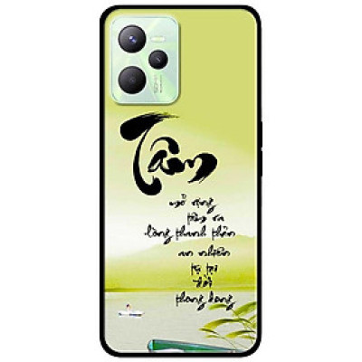 Ốp lưng dành cho Realme C35 mẫu Tâm Xanh