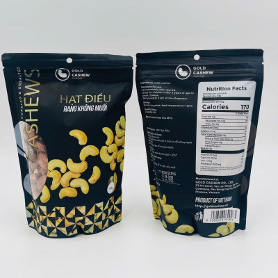 Hạt Điều Vỏ Lụa Rang Không Muối 500g