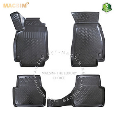 Thảm lót sàn ô tô nhựa TPU Silicon Audi A6 C6 (Typ 4F) 2004-2011 Nhãn hiệu Macsim