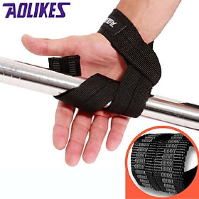 Dây kéo lưng tập gym AOLIKES 7635 trợ lực cổ tay sport wrist bands