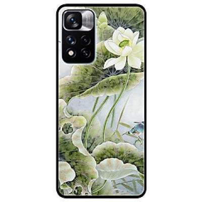 Ốp lưng dành cho Xiaomi Redmi Note 11 Pro 5G ( Bản Nội Địa ) - Sen Trắng Chú Chim