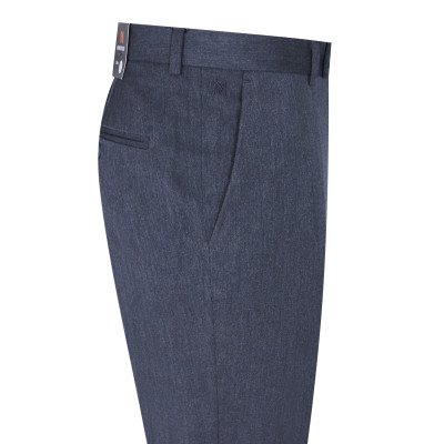 Quần tây nam không ply ống ôm đen Khatoco Q1M578S0-CNDE218-2411-0