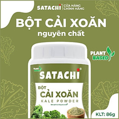 Bột Cải Xoăn Kale nguyê n ch ất SATACHI. Hộp 86g