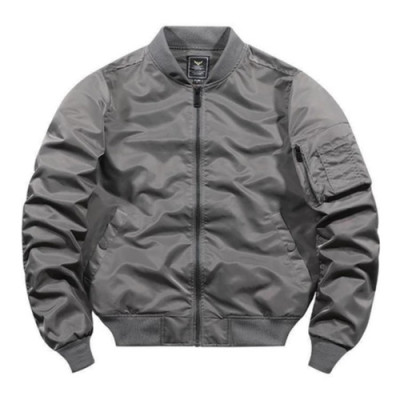 Áo khoác Bomber Basic Slimfit chất liệu vải polyester lụa cao cấp phong cách sang trọng - ARES SHOP