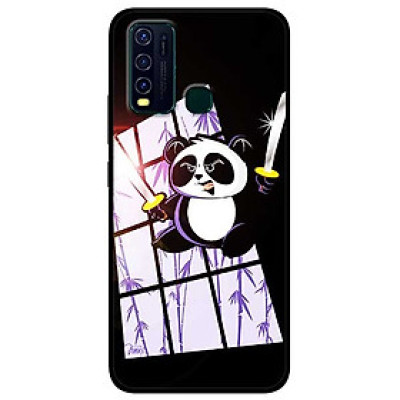 Ốp lưng dành cho Vivo Y30 mẫu Gấu Cầm Gươm