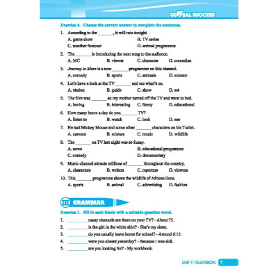 Sách - Global Success Bài Tập Cuối Tuần Tiếng Anh Lớp 6 Tập 2 - Có Đáp Án - Minh Thắng