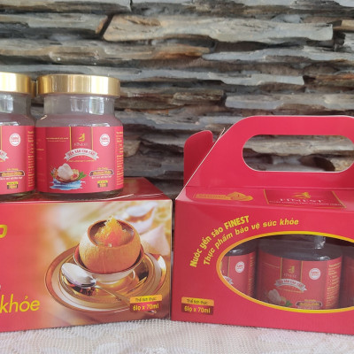 Yến Chưng Đường Phèn hộp 1, yến chưng sẵn nguyên chất giúp tăng cường sức đề kháng, tốt cho tim mạch, hễ miễn dịch và hệ tiêu hóa